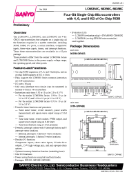 Datasheet LC66354B manufacturer Sanyo